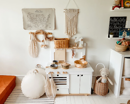 Milk Wooden Play Kitchen